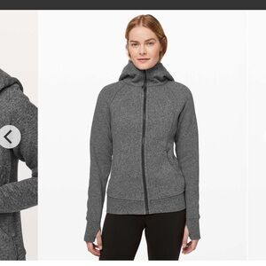 Lululemon Scuba Hoodie *Light Cotton Fleece
Heathered Speckled Black